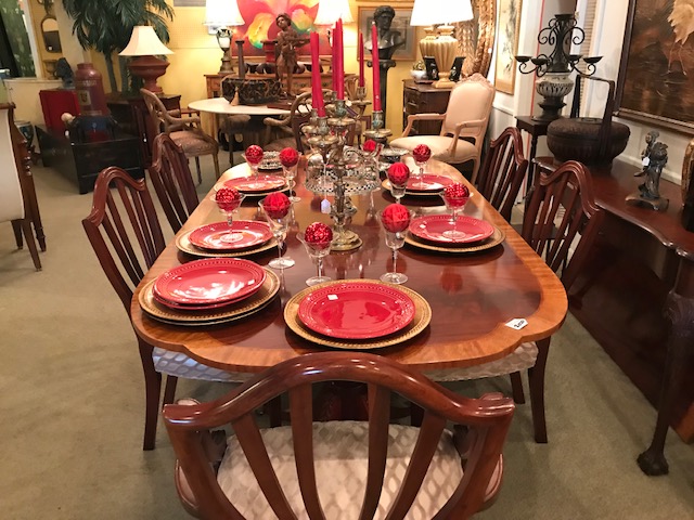 Baker Dining Table and Chairs